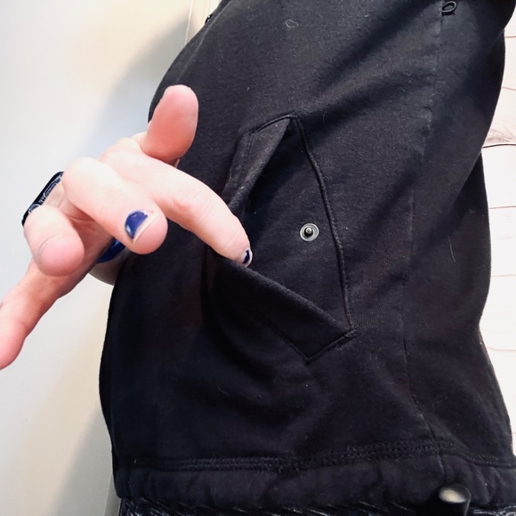 🏍 |•HARLEY-DAVIDSON•| Sleeveless Black Hoodie / Sweatshirt Hooded Size Small - Picture 8 of 13